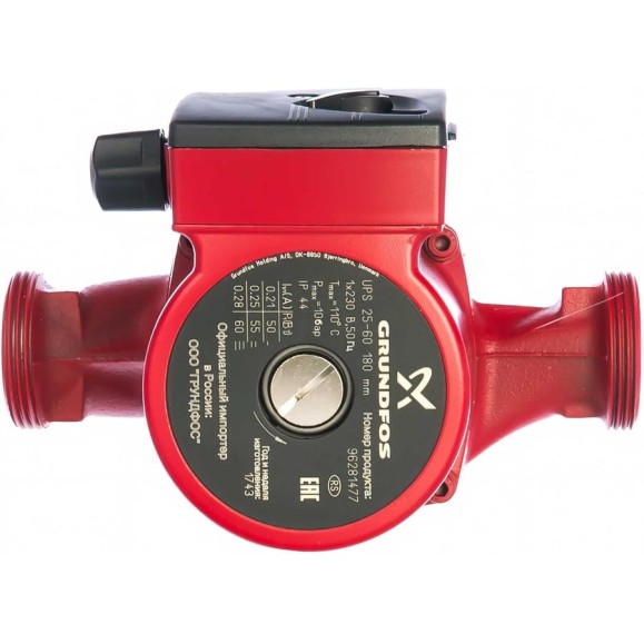 Циркуляционный насос Grundfos UPS 25-60 98368443 Циркуляционный насос Grundfos UPS 25-60 98368443