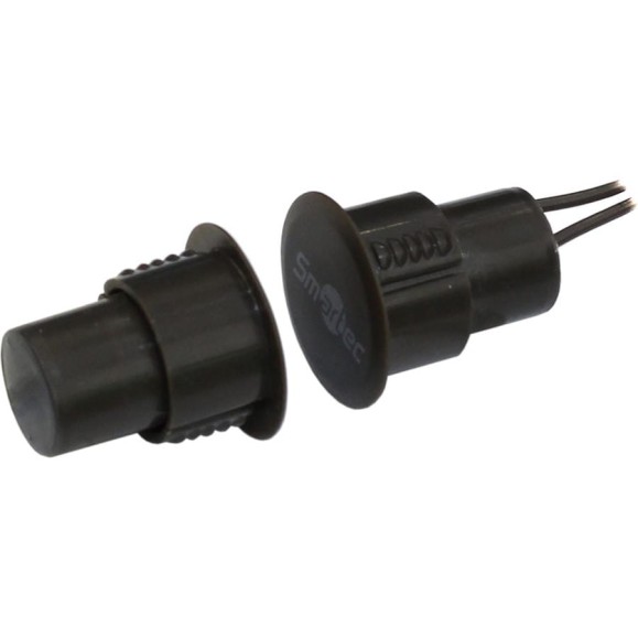 Магнитоконтактный датчик Smartec ST-DM030NCNO-BR НЗ/НР, коричневый, врезной для металлических дверей smkd0724.1 Магнитоконтактный датчик Smartec ST-DM030NCNO-BR НЗ/НР, коричневый, врезной для металлических дверей smkd0724.1