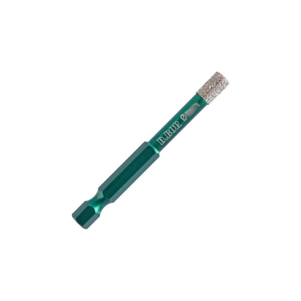 Алмазное сверло-коронка, шестигранный хв. E 6.3 D.BOR KERAMOGRANIT-DRY 6х67 мм D-KG-D-DDC3-006