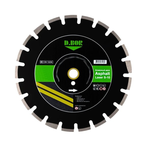 Алмазный диск D.BOR Asphalt Laser S-10 500x3.8x30/25.4 мм D-AL-S-10-0500-030 Алмазный диск D.BOR Asphalt Laser S-10 500x3.8x30/25.4 мм D-AL-S-10-0500-030