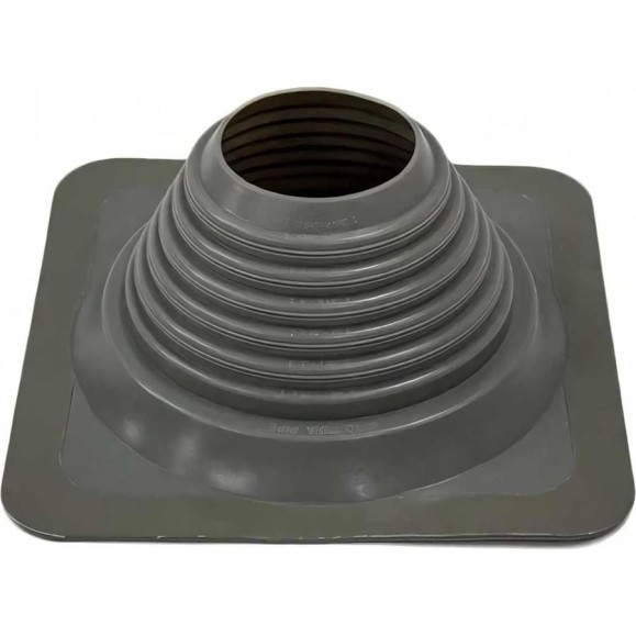 Кровельная прямая проходка Borge №4 (d=95-197, 275x275mm, RAL 7004 серый), силикон 01.235.03.03.01.000.7004 Кровельная прямая проходка Borge №4 (d=95-197, 275x275mm, RAL 7004 серый), силикон 01.235.03.03.01.000.7004