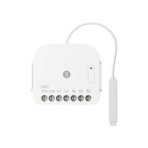 Умное реле Yandex Яндекс, двухканальное, Zigbee YNDX-00538 Умное реле Yandex Яндекс, двухканальное, Zigbee YNDX-00538