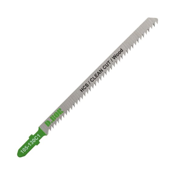 Пилки по дереву D.BOR 105/130х2.5 мм HCS / CLEAN CUT / Wood (5 шт) D-105-130C1-05 Пилки по дереву D.BOR 105/130х2.5 мм HCS / CLEAN CUT / Wood (5 шт) D-105-130C1-05