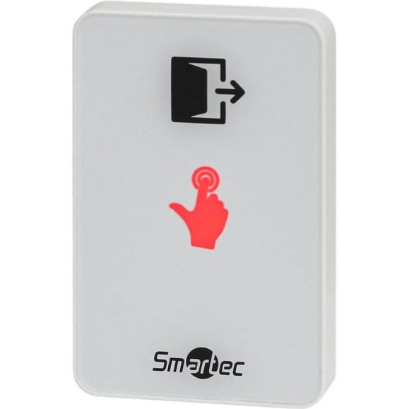 Кнопка сенсорная Smartec ST-EX410L-WT накладная, белая, НЗ/НР контакты smkd0655 Кнопка сенсорная Smartec ST-EX410L-WT накладная, белая, НЗ/НР контакты smkd0655