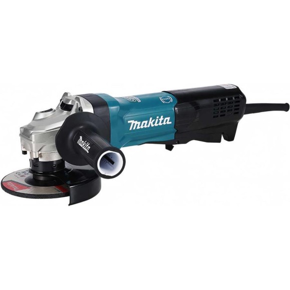 Шлифовальная угловая машина Makita 125 мм, 1900 Вт, 2800-11500 об, SJSII, AFT, тормоз, защита от непреднамеренного пуска, плавный пуск, поддержание оборотов под нагрузкой, широкая клавиша GA5093X01 Шлифовальная угловая машина Makita 125 мм, 1900 Вт, 2800-11500 об, SJSII, AFT, тормоз, защита от непреднамеренного пуска, плавный пуск, поддержание оборотов под нагрузкой, широкая клавиша GA5093X01