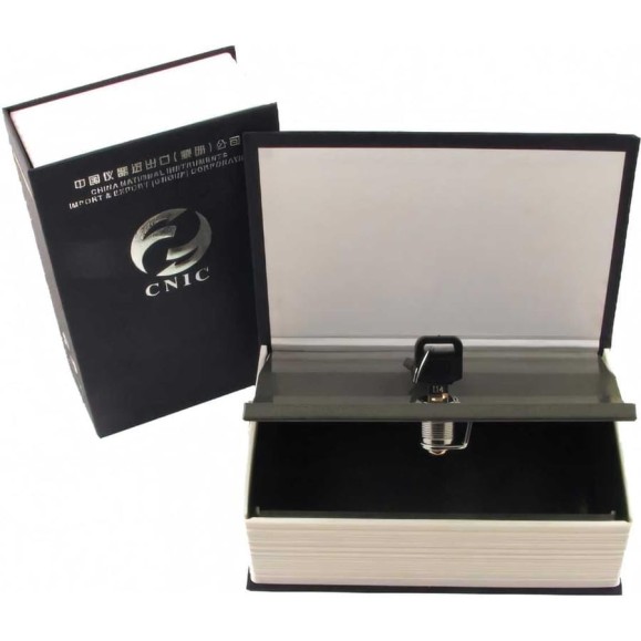 Минисейф книга CNIC PY-B001 6" 180x115x55 мм с ключом 53832 Минисейф книга CNIC PY-B001 6" 180x115x55 мм с ключом 53832