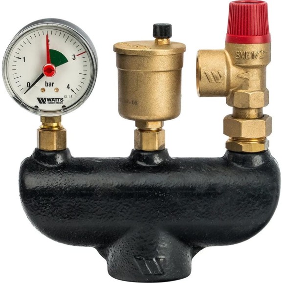 Группа безопасности котла Watts 1-3bar KSG30 G чугун 0270230 10005216 Группа безопасности котла Watts 1-3bar KSG30 G чугун 0270230 10005216