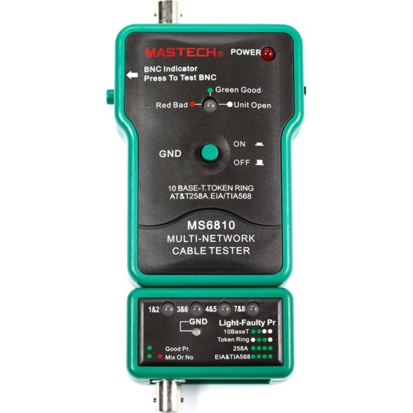 Кабельный тестер Mastech MS6810 M150 Кабельный тестер Mastech MS6810 M150