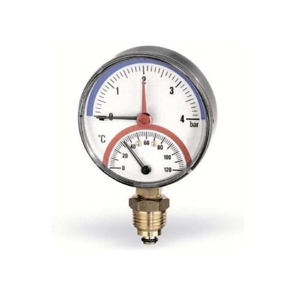 Термоманометр вертикальный Watts 80- 1/2-120C- 4bar F+R828 (TMRP) 0333004 (10025526) 10009473 Термоманометр вертикальный Watts 80- 1/2-120C- 4bar F+R828 (TMRP) 0333004 (10025526) 10009473