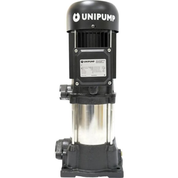 Насос вертикальный многоступенчатый UNIPUMP VM 6-5 (Qном 6м3/ч, Нном 41м, 1,25x 1,25, 2,2кВт) 63596 Насос вертикальный многоступенчатый UNIPUMP VM 6-5 (Qном 6м3/ч, Нном 41м, 1,25x 1,25, 2,2кВт) 63596