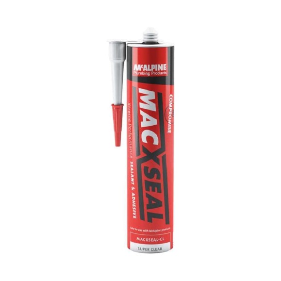 Силиконовый герметик McAlpine полупрозрачный, 290 мл MACXSEAL-CL