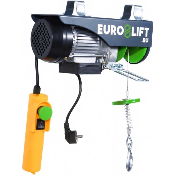 Электрическая стационарная лебедка EURO-LIFT РА-1000А 500/1000 кг, высота подъема 12/6 м, IP54 00002845 Электрическая стационарная лебедка EURO-LIFT РА-1000А 500/1000 кг, высота подъема 12/6 м, IP54 00002845