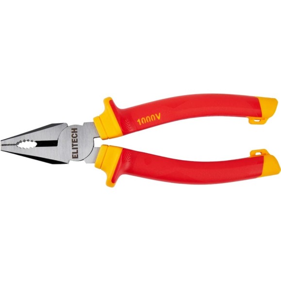 Плоскогубцы Elitech 180 мм, диэлектрические, 1000В, CrV 110402 207122 Плоскогубцы Elitech 180 мм, диэлектрические, 1000В, CrV 110402 207122