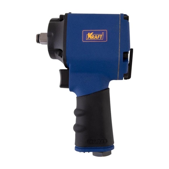 Гайковерт пневматический ударный KRAFT Compact 1/2DR, 1000 Нм, KT 707017 Гайковерт пневматический ударный KRAFT Compact 1/2DR, 1000 Нм, KT 707017