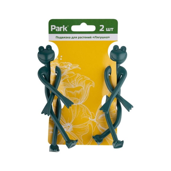 Подвязка для растений PARK Лягушка 2 шт. 985476 Подвязка для растений PARK Лягушка 2 шт. 985476