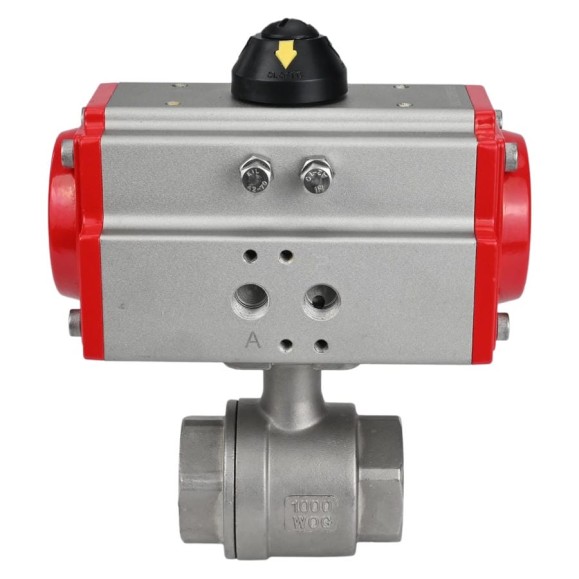 Кран шаровой DN.ru КШМП.316.230-ISO Ду50 Ру63 с пневмоприводом D160-01572