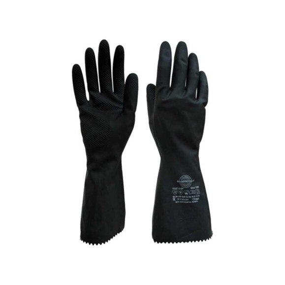 Перчатки Safeprotect КЩС-2-SP (латекс, толщина 0.35 мм, длина 300 мм) р 8 (M) 03032M