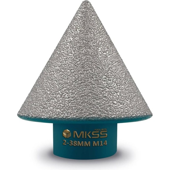 Фреза алмазная конусная MKSS Toolbox 2x38мм, М14 FA0238 Фреза алмазная конусная MKSS Toolbox 2x38мм, М14 FA0238