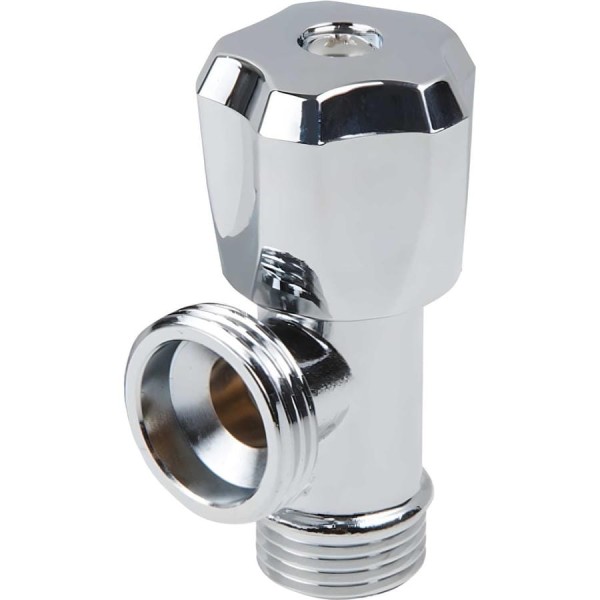 Вентильный кран для стиральной машины AV Engineering 1/2x3/4 хром AVE2263412