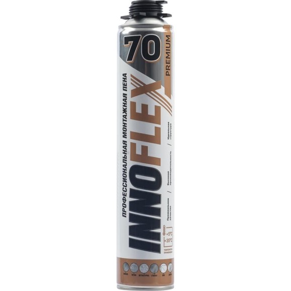Пена монтажная INNOFLEX PREMIUM 70 профессиональная IN-02 Пена монтажная INNOFLEX PREMIUM 70 профессиональная IN-02