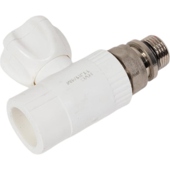 Кран для радиатора Rvc ППРС прямой 25x1/2 наружная резьба light 16021 Кран для радиатора Rvc ППРС прямой 25x1/2 наружная резьба light 16021