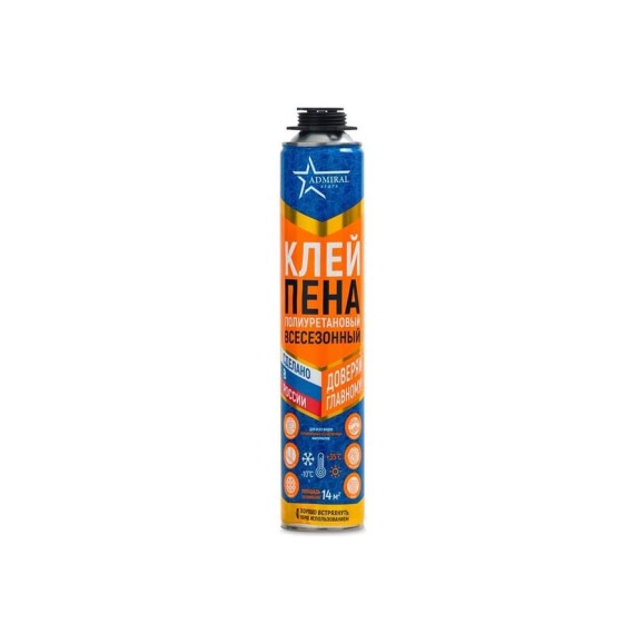 Пена-клей ADMIRAL STARS 60 950 мл, универсальный 54427191 Пена-клей ADMIRAL STARS 60 950 мл, универсальный 54427191