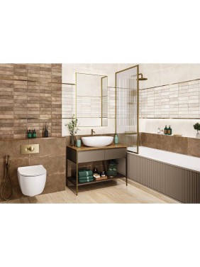 Плитка настенная Эльбрус каштановый / Elbrus Marron NewTrend 300x600x9, 1,8м2, коричневый WT36ELR21 Плитка настенная Эльбрус каштановый / Elbrus Marron NewTrend 300x600x9, 1,8м2, коричневый WT36ELR21