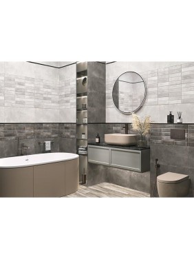 Плитка настенная Эльбрус темно-серый / Elbrus Graphite NewTrend 300x600x9, 1,8м2, графит WT36ELR25 Плитка настенная Эльбрус темно-серый / Elbrus Graphite NewTrend 300x600x9, 1,8м2, графит WT36ELR25