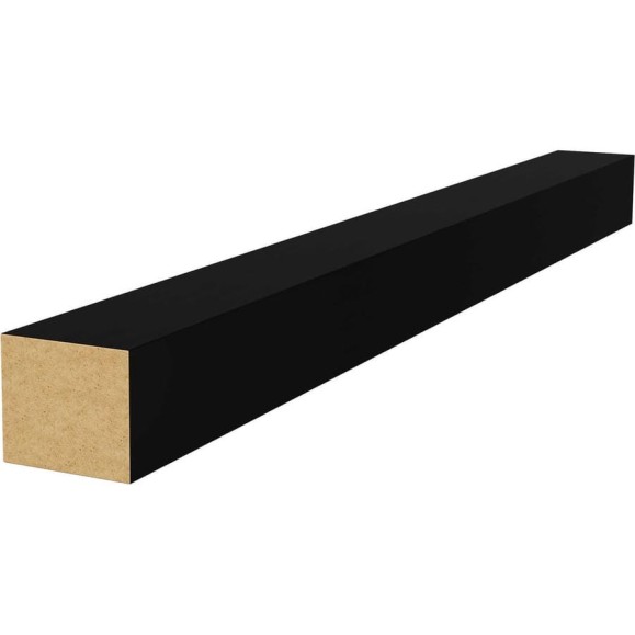 Руст стыковочный Cosca Decor 25x22x2750 мм, МДФ,черный 00-00076256 Руст стыковочный Cosca Decor 25x22x2750 мм, МДФ,черный 00-00076256