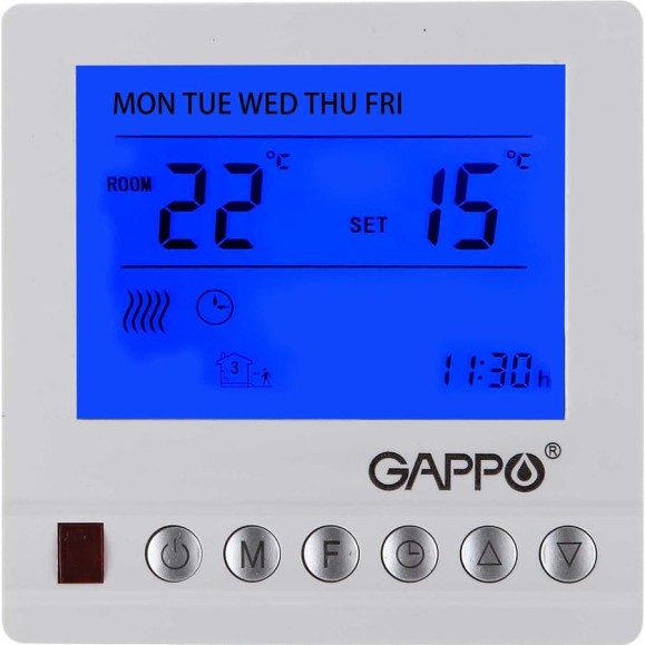 Комнатный термостат Gappo температура 5-35±1 ℃ G491 Комнатный термостат Gappo температура 5-35±1 ℃ G491