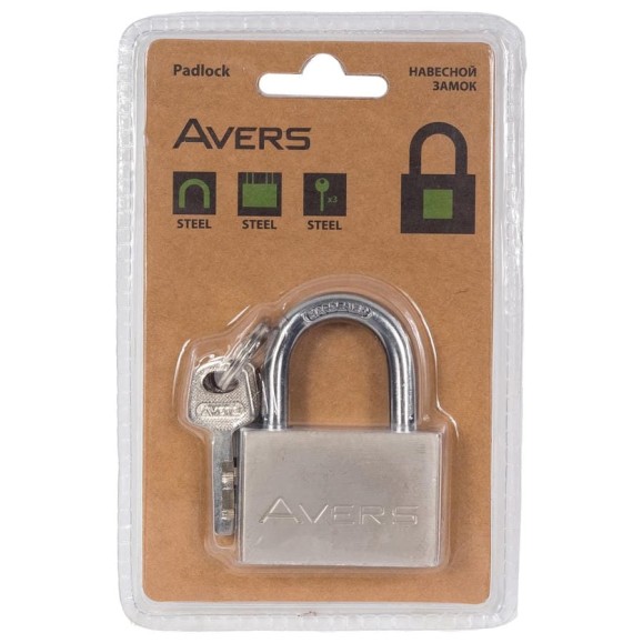 Навесной замок Avers PDS-30-50-Blister 00022996 Навесной замок Avers PDS-30-50-Blister 00022996