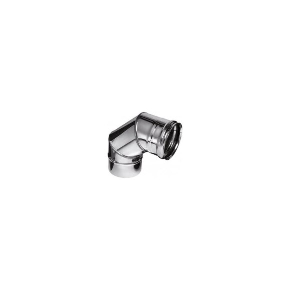 Колено Ferrum 0.8 мм, 90 гр, ф 110 мм f2417 Колено Ferrum 0.8 мм, 90 гр, ф 110 мм f2417