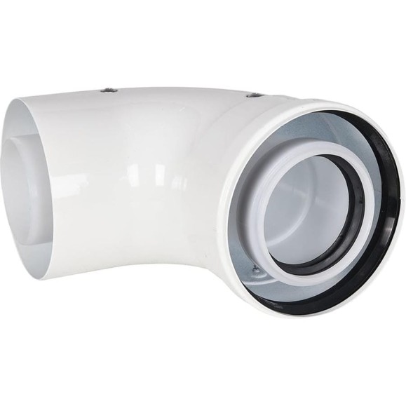 Конденсационный отвод ROMMER Rca-8610-010090 угол 90гр. o60/100 RG0091CSQ760T7