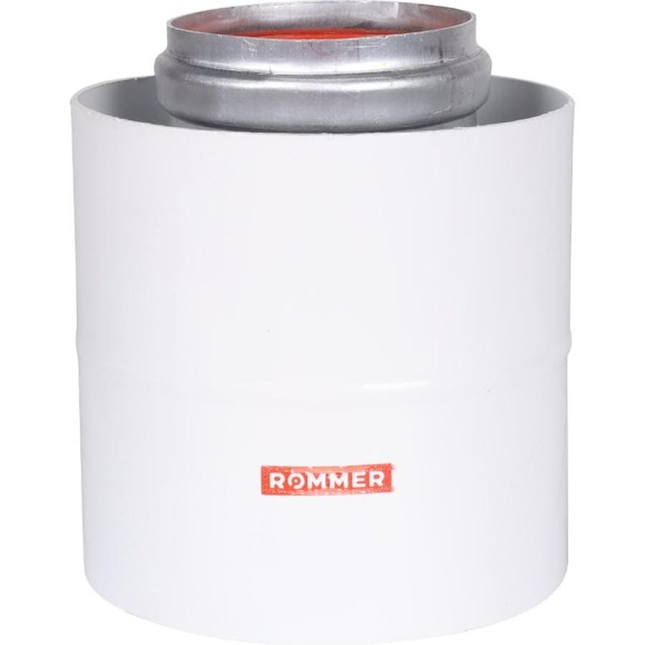 Начальный участок ROMMER Rca-6010-210100 вертикальный, коаксильный, 60/100, хомут в комплекте + втулка d60 l-50 RG0091CSP6L0IV Начальный участок ROMMER Rca-6010-210100 вертикальный, коаксильный, 60/100, хомут в комплекте + втулка d60 l-50 RG0091CSP6L0IV