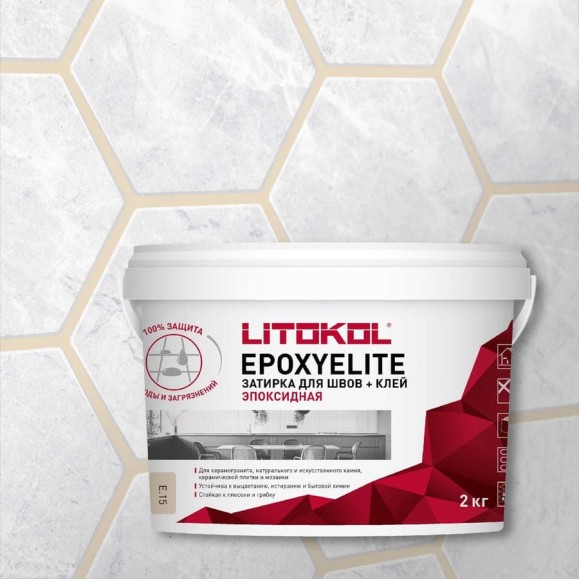 Затирочная смесь LITOKOL EpoxyElite E.15 ЛАТТЕ 2 кг 506870003 Затирочная смесь LITOKOL EpoxyElite E.15 ЛАТТЕ 2 кг 506870003