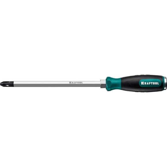 Ударная отвертка KRAFTOOL Impact PH 4, сквозной стержень Cr-Mo 250034-4