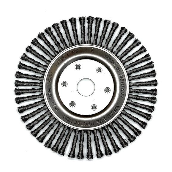 Щетка дисковая жгутовая Lessmann Д178х6х22,2х0,5мм, сталь, 48 жгутов 475201KB Щетка дисковая жгутовая Lessmann Д178х6х22,2х0,5мм, сталь, 48 жгутов 475201KB