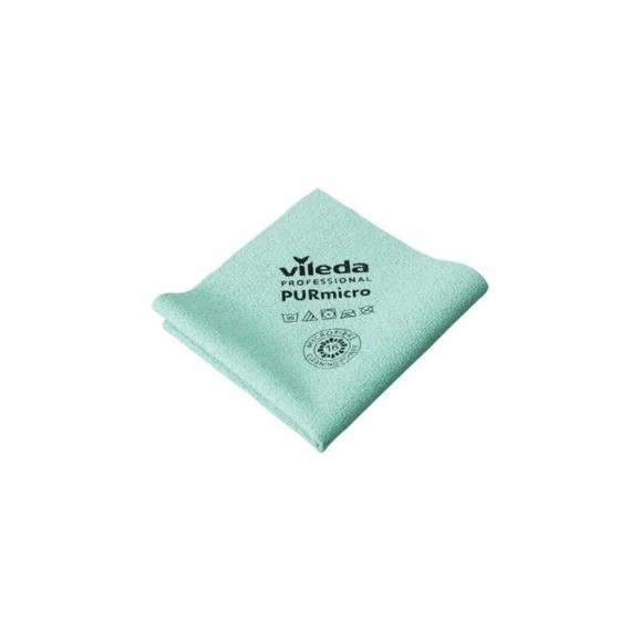 Салфетка Vileda Professional ПУРмикро Актив 38x35 см, зеленый арт 174070 25979 Салфетка Vileda Professional ПУРмикро Актив 38x35 см, зеленый арт 174070 25979