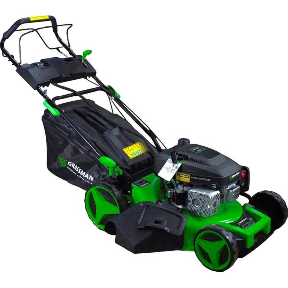Газонокосилка бензиновая Grassman PLM-6560SE 4,4кВт/6,3 лс, захват 51см, 60л,самоход, электр/ручной стартер 022942