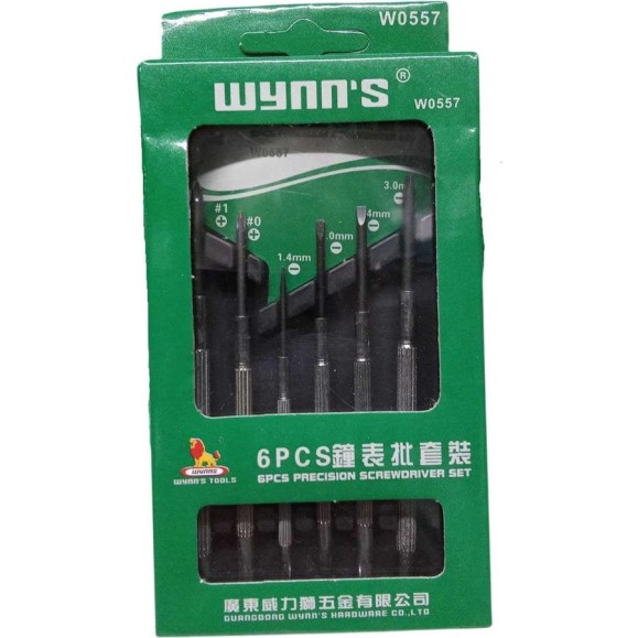 Набор отверток wynns (6 предм.) для точных работ W0557/ Tools 00000027977 Набор отверток wynns (6 предм.) для точных работ W0557/ Tools 00000027977