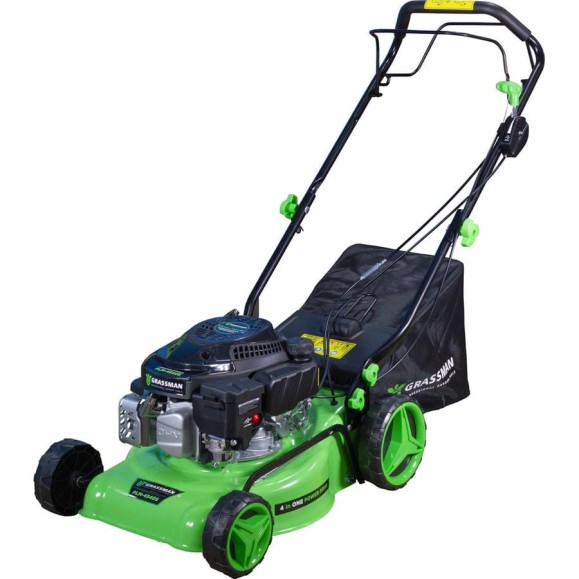 Газонокосилка бензиновая Grassman PLM-4540S ,3,3кВт/4,5лс,3000об/мин,захват41см,40л,4Т/АИ-92,самоход 022940