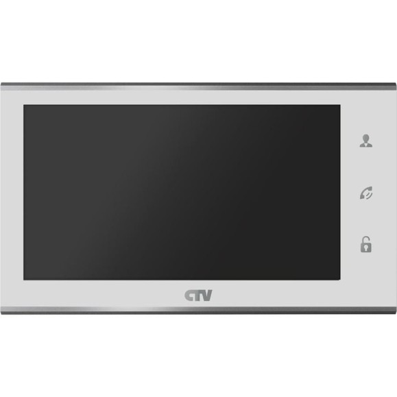 Монитор видеодомофона CTV -M4705AHD W стеклянная сенсорная панель управления Easy Buttons, мультиформатный, автоответчик, белый 10-0000338 Монитор видеодомофона CTV -M4705AHD W стеклянная сенсорная панель управления Easy Buttons, мультиформатный, автоответчик, белый 10-0000338