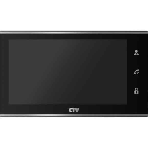 Монитор видеодомофона CTV -M4105AHD B стеклянная сенсорная панель управления Easy Buttons, мультиформатный, автоответчик, черный 10-0000332 Монитор видеодомофона CTV -M4105AHD B стеклянная сенсорная панель управления Easy Buttons, мультиформатный, автоответчик, черный 10-0000332