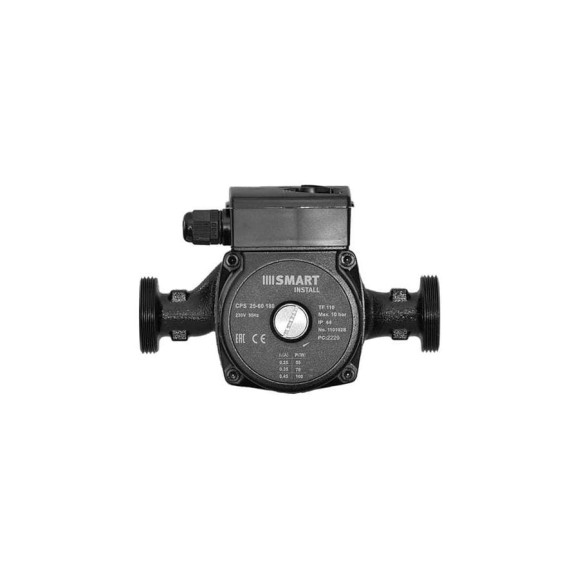 Циркуляционный насос Smart Install CPS 25-60 180 1x230В 50Гц (Shinhoo) 110102S Циркуляционный насос Smart Install CPS 25-60 180 1x230В 50Гц (Shinhoo) 110102S