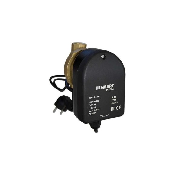 Циркуляционный насос для ГВС Smart Install CP 15-14 B 85 1x230В 50Гц 110401S Циркуляционный насос для ГВС Smart Install CP 15-14 B 85 1x230В 50Гц 110401S