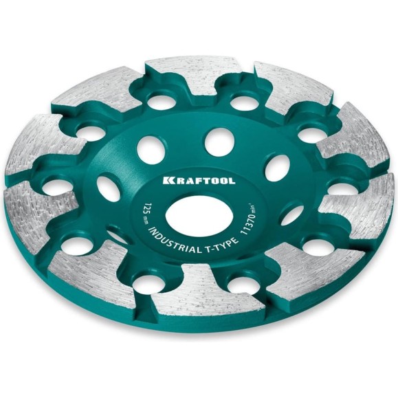 Сегментная алмазная чашка KRAFTOOL Industrial T-Type d 125 мм 33446-125 Сегментная алмазная чашка KRAFTOOL Industrial T-Type d 125 мм 33446-125