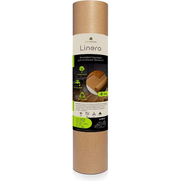 Пробковая подложка Cork Mate CorkMate, 4 м2, толщина 4 мм Linero-CR.4-0.4