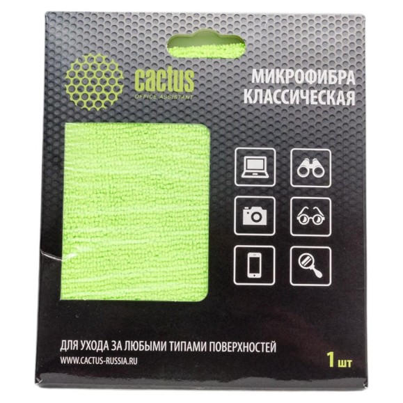 Универсальная салфетка Cactus CS-MF02 1 шт 25x25 см 1009206 Универсальная салфетка Cactus CS-MF02 1 шт 25x25 см 1009206