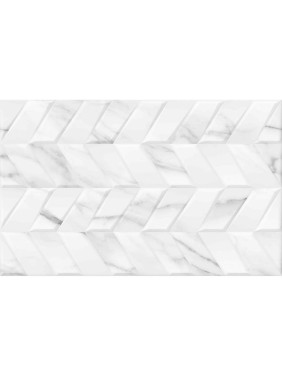 Плитка настенная Gracia Ceramica Нова белый низ 02 25x40 см, 1,4 м2, 14 шт. СК000043402