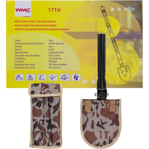 Складная многофункциональная лопата WMC TOOLS WMC-171U(47088) Складная многофункциональная лопата WMC TOOLS WMC-171U(47088)